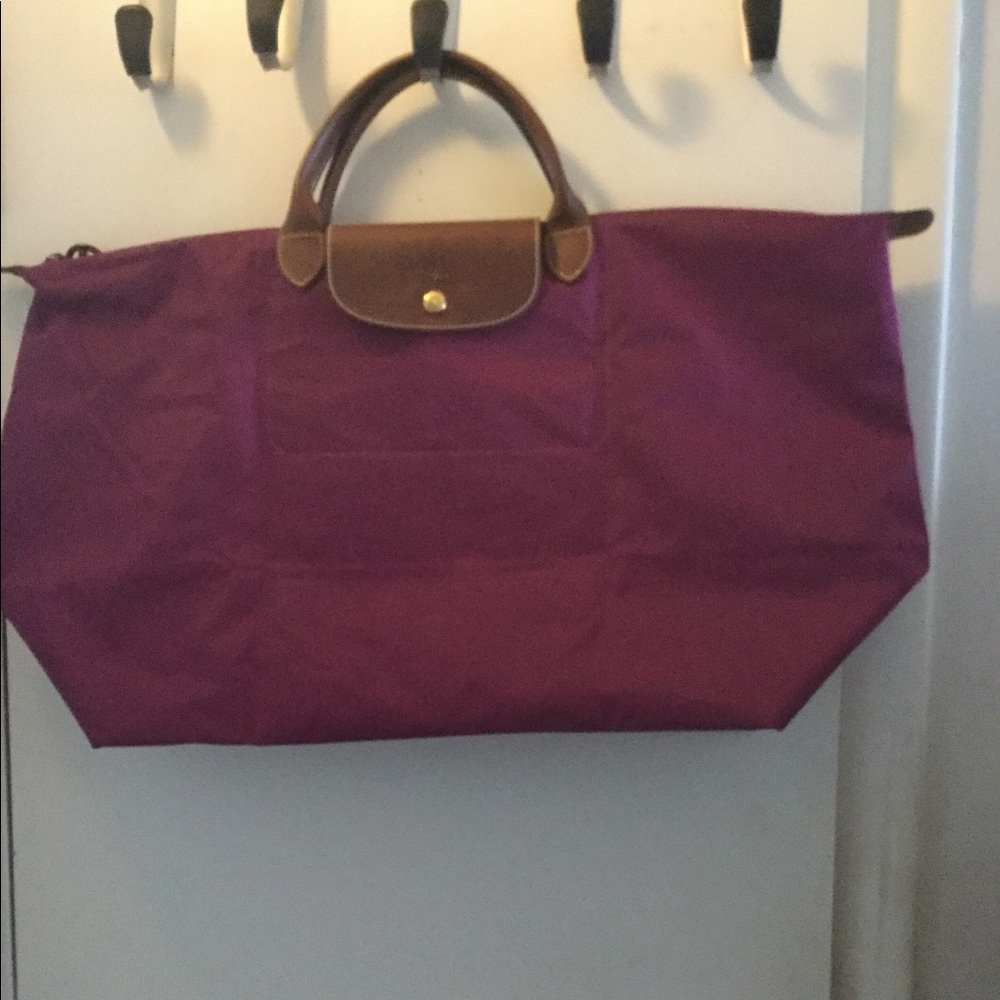 Longchamp le Pliage Nylon Weekender Tote